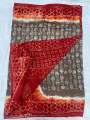 Comilla Batik Half Silk Sharee Women's Fashionable Traditional Sari Blouse Included.