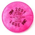 3M Half Facepiece Respirator 6200 Mask With 1 Pair 2091 P100 Filter Protect You From Germs And Dust.