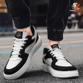 Sherry Wear Stylish Sneakers Shoes for Men Women Boys Girls  Casual Fashion Joggers  Trendy Lace-Up Sneakers  Comfortable Walking Shoes  Black & White  EU Size 6-11. 