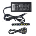 Universal Power Adapter 96W 12V To 24V Adjustable Charger Set DC 5.5x2.1mm 8 Plugs For Dell Toshiba Hp Lenovo Asus Acer Laptop. 