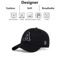 Unisex A Letter Side Ar Embroidery Baseball Caps Spring and Autumn Outdoor Adjustable Casual Hats Sunscreen Hat.