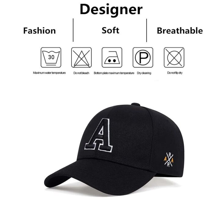 Unisex%20A%20Letter%20Side%20Ar%20Embroidery%20Baseball%20Caps%20Spring%20and%20Autumn%20Outdoor%20Adjustable%20Casual%20Hats%20Sunscreen%20Hat%20-%20Image%206