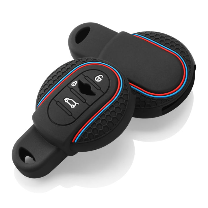 Mini Cooper Key Fob Cover 3 Button , Key Case Shell Compatible With BMW Mini Cooper F54 F55 F56
