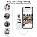 2 In 1 OTG LightningCard Reader Lightning to SDTF Memory Card Adapter For PCLaptop iPhone Multi Smart CardreaderNo APP Requires.