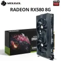 MOUGOL Radeon RX580 8G Graphics Card GDDR5 Memory AMD Gaming Card PCIE3.0x16 HDMI-compatible DP for Computer Accessories. 