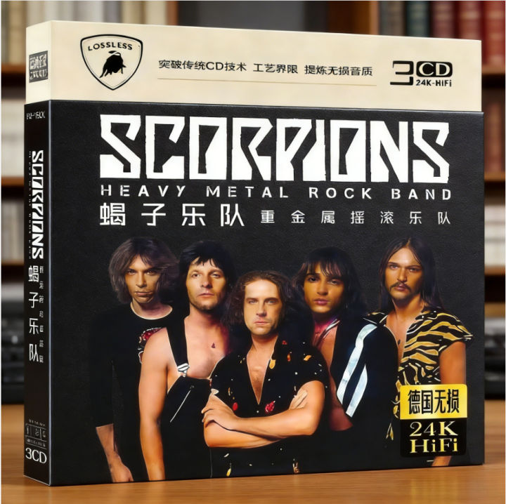 Classic Heavy Metal Rock Album Scorpions Music CD 3Song Official Disc Music Record Cosplay Walkman Car Soundtracks Box 