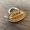 Jawa - Bike - All Natural Nepali/Nepalese Wood/Wooden Keyring/Keychain. 