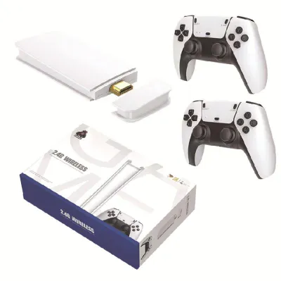 M15 Retro Game Stick 4K – 64GB with 20,000+ Built-in Classic Games | 2.4G Wireless Controllers | Plug & Play Video Game Console for PS1/GBA/SNES/NES/Arcade
