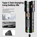 High Power | 48000mAh Rechargeable LED Torch | Zoom Focus. 