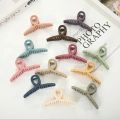 Korean Claw Hairpin Plastic Clamp Shark Clip Women Half Bun Hairpin. 