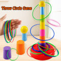 Children Throw Circle Game Ferrule Stacked Toys Fun Indoor Outdoor Parent-Child Interactive Circle Layers Early Education . 