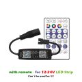 5V RGBIC WS2812B USB LED Controller 12V 24V DC Bluetooth 28 Keys Controler Music for SK6812 WS2811 WS2812 LED Pixel Light Strip. 