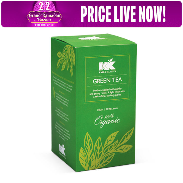 Kazi & Kazi Green Tea 60 gm (40 Sachets)