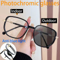 NEW Fashion Design Photochromic Glasses Men Women Luxury Anti Blue Light Eyeglasses Anti UV Eye Protection Unisex Goggle Eyewear. 