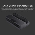 Computer PSU ATX 24Pin Adapter 90° Angle RGB Connector, Steering Head Smarter & Cleaner Cabling Managerment, M/B 5V ARGB SYNC.