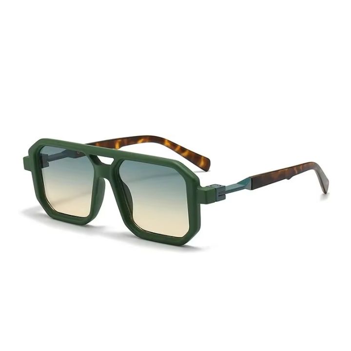 Trendy%20Retro%20Literary%20Modern%20Double%20Bridge%20Square%20Frame%20Sunglasses%20Fashionable%20Car%20Sunglasses%206125%20-%20Image%204
