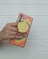 Macrame Pop Socket, Phone Holder, Colorful Phone Accessory, Macrame phone holder. 