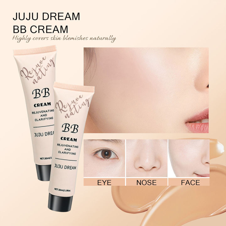 3-in-1 BB Cream -Full Coverage Concealer, Waterproof & Smooth Texture, Daily Makeup Base for Flawless Skin