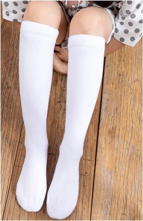 Nursing%20Socks%20Stockings%20Student%20Nurses%20Hospital%20%20Knee%20Height%20White%20Cotton%20Socks%20-%20Image%203