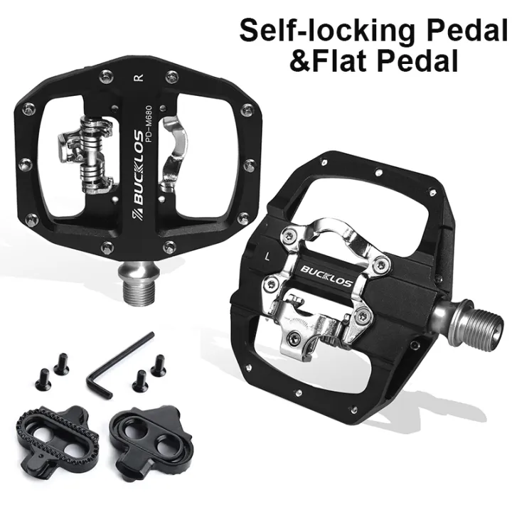 BUCKLOS%20Mountain%20Bike%20Pedals%20Self-locking%20MTB%20Pedal%20for%20SHIMANO%20SPD%20M8100%20M8020%20Foot%20Platform%20Durable%20MTB%20Clip%20Pedals%20with%20Cleat%20-%20Image%208