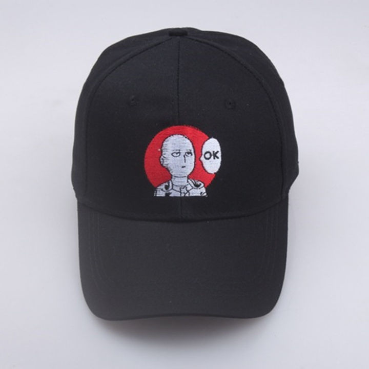 Anime%20Cartoon%20One%20Punch%20Man%20Saitama%20Baseball%20Hat%20Embroidered%20Adjustable%20Unisex%20Accessories%20OK%20Cap%20Outdoor%20Hats%20Party%20-%20Image%205