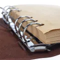 Retro Notebook Traveler Diary Leather Soft Cover Small Size 13x9cm Replaceable Kraft Paper Inner Notebooks & Notepads. 
