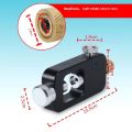 Black Aluminum Alloy DIN/Yoke Scuba Tank Adapter - PCP Air Refill Kit, Portable Oxygen Cylinder Diving Equipment Accessory. 