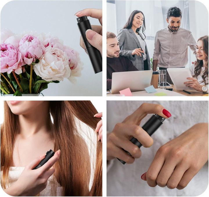 3/7Pcs%208ml%20Rotating%20Perfume%20Bottle%20Dispenser%20Glass%20Inner%20Cosmetic%20Spray%20Bottle%20Press%20Funnels%20Dispensing%20Accessories%20-%20Image%204