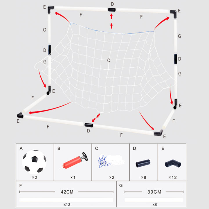 Football%20Sports%20Toys%20Game,%20Children's%20Foldable%20Football%20Goal%20with%20Pump%20and%20Ball%20Outdoor%20Lawn%20Soccer%20Training%20%20for%20Kids%20-%20Image%205