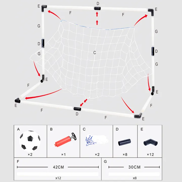 Football%20Sports%20Toys%20Game,%20Children's%20Foldable%20Football%20Goal%20with%20Pump%20and%20Ball%20Outdoor%20Lawn%20Soccer%20Training%20%20for%20Kids%20-%20Image%205