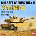 MENG 72-003 1/72 U.S. Main Battle Tank M1A2 SEP Abrams Tusk II Model Kit. 