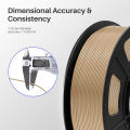 200G Wood PLA Filament 1.75mm ±0.03mm For FDM 3D Printer And Pen High Quality Bubble Free Fast Shipping.