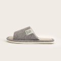 Home Linen Slippers For Men In Spring&Autumn Comfortable Bedroom Open-toed&Breathable Slippers Men's & Women's Shoes Summer. 
