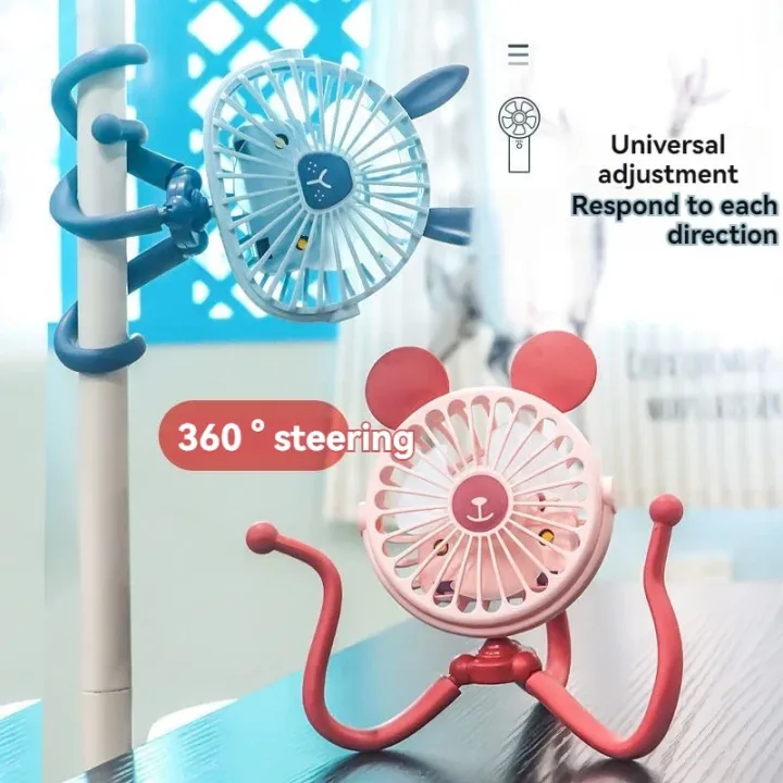 USB%20Rechargeable%20Octopus%20Electric%20Fan%20%20Stroller%20Fan%20Crib%20Portable%20Silent%20Small%20FanMulti%20Functional%20Handheld%20Mini%20Octopus%20Fan%20-%20Image%203