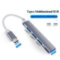 Type C USB C HUB High Speed 4 Port Multi Splitter Adapter OTG. 