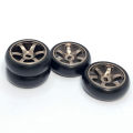 RC Car WLtoys 1/28 K969 K979 K989 K999 284131 Mini-z Mini-d Mini-q RC Car Upgrade 25.5mm Drift Tires, Metal Wheels.