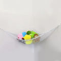 Mesh Net Toy Hammock Corner Stuffed Animals Kids Baby Hanging Storage Organizer. 