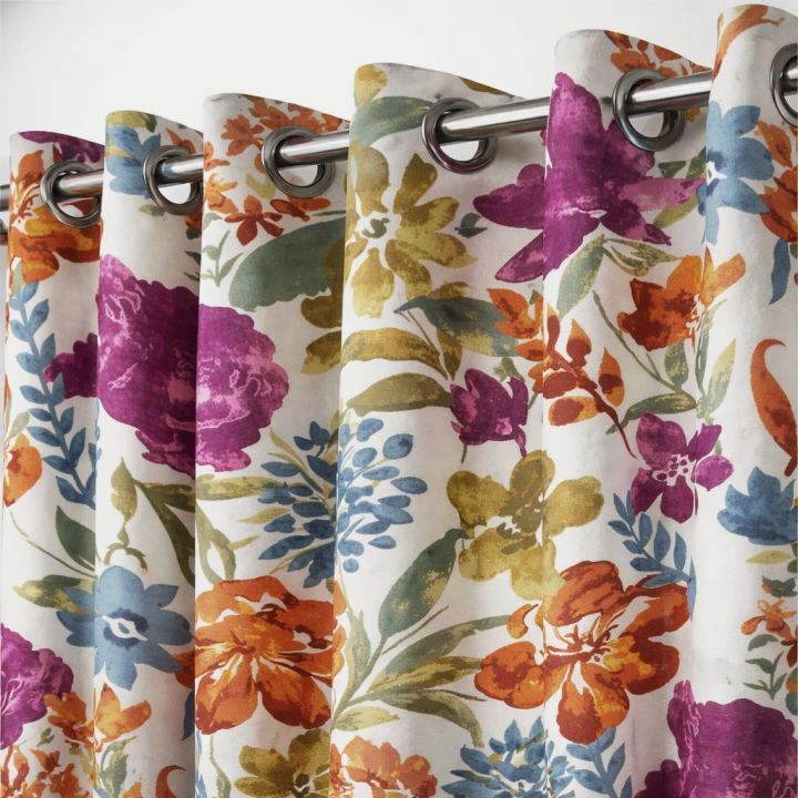 High Quality Premium Curtain 1Pc Parda (50*96 Inches) Elegant & Crystal Curtains With Guaranteed Ring(Eyelet) For Bedroom & Living Room