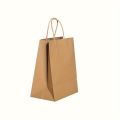 10pcs-Solid color gift bags with handles, kraft paper bags, gift candy bags, suitable for gift packaging, wedding grocery bags.
