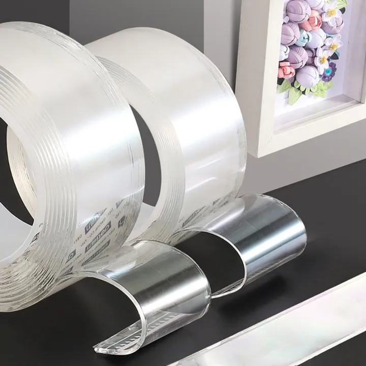 1M/2M/3/5M%20Nano%20Tape%20Double%20Sided%20Tape%20Transparent%20NoTrace%20Reusable%20Waterproof%20Adhesive%20Tape%20Sticker%20Cleanable%20Home%20-%20Image%202
