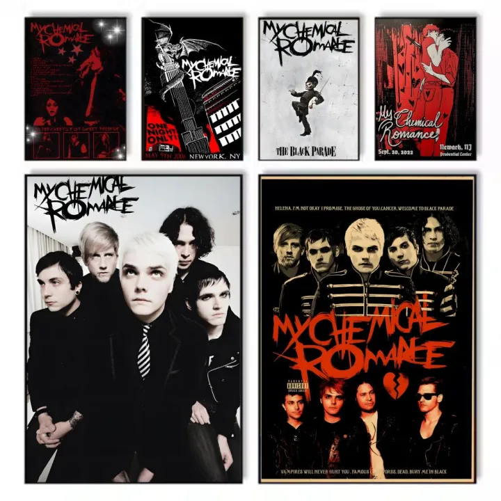 My Chemical Romance Rock Band Poster Wall art print art suitable for ...