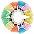 multicolor plastic shuttlecock high quality multi pack shuttle | badminton shuttlecock | Multi pack. 