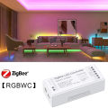Zigbee 3.0 WiFi LED Controller 2.4GHz CCT RGB RGBW RGBCCT LED Strip Tuya GatewayHue Bridge Smart Things Remote Control DC5V-24V. 