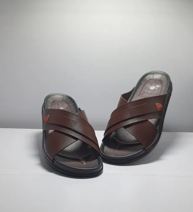 Clarks|Medicated slippers for mens|Upper Geniune leather|PU medicted sole|Washable and comfortable|Cros patti design