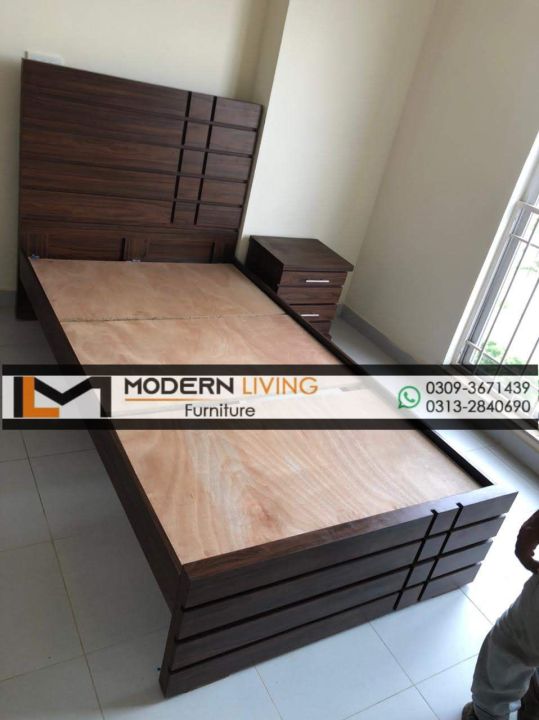 Stylish Single bed one side table Customized