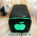 KOLEER S-818 LED BLUETOOTH HEAVY BASE SPEAKER. 
