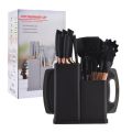 19 Pieces Kitchen Spatula And Knife Set. 