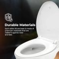 Commode seat cover for bathroom simple and hydraulic and ifo. 