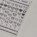 1pcs 5D Relief Kawaii Lace Series Nail Art Stickers Pink Bow Heart Nail Decoration Decals Self-Adhesive Manicure Accessories DIY. 