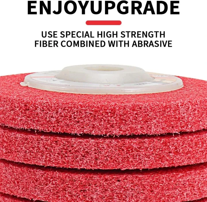 5Pcs%204"%20Nylon%20Fiber%20Buffing%20Polishing%20Wheel%20-%20Image%204